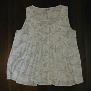 LC Lauren Conrad Fox Tank Medium